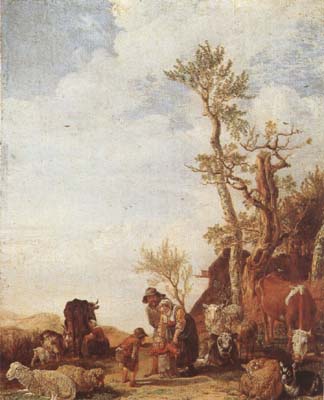 Peasant Family with Animals (mk08)